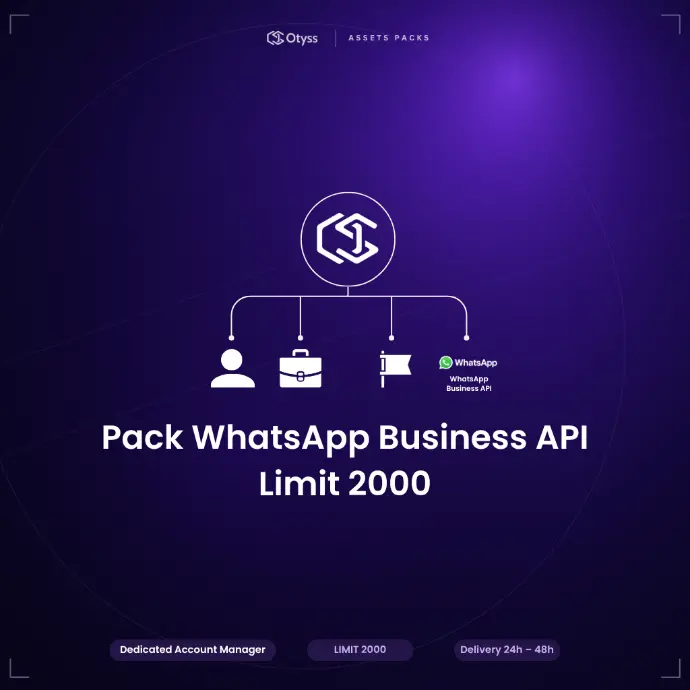 Pack WhatsApp Business API Limit 2000